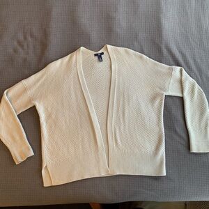 Cream Oatmeal chunky oversize knit sweater Gap size M